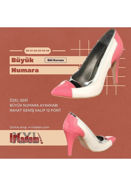 KDR1020 Gül Kurusu Özel Seri Büyük Numara Ayakkabı Rahat Geniş Kalıp 12 Pont fiyatları