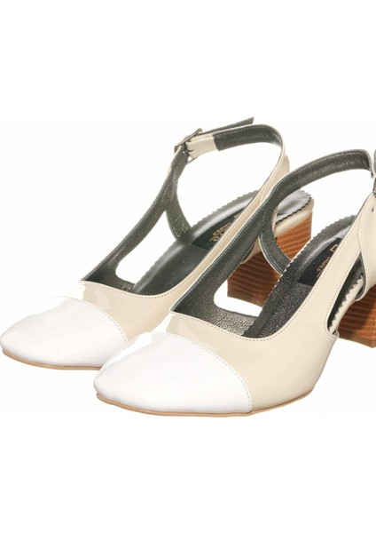 KDR2613 Bej Rugan Yazlık Kısa Topuk Büyük Numara Ayakkabı Rahat Şık Kalıp indirimleri