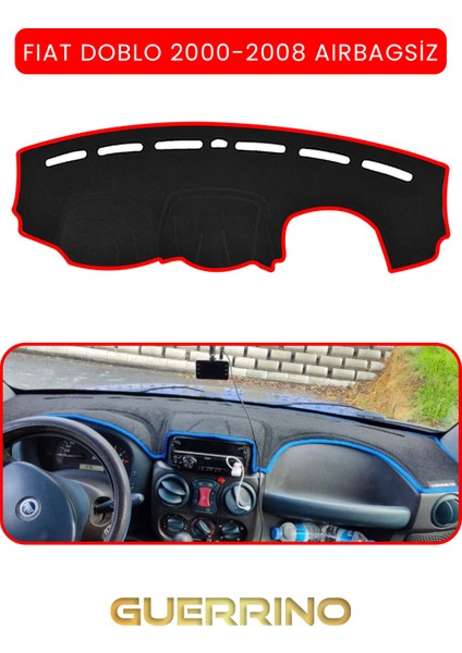 Fıat Doblo 2000-2008 Modellerine Uygun Aırbagsıztorpido Koruma Halısı Kırmızı Kenar