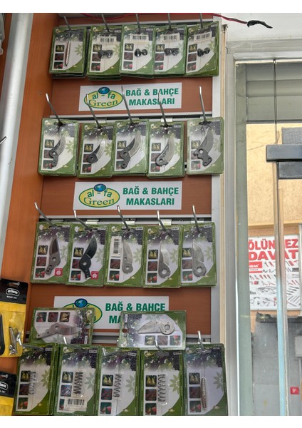 Bağ Makası Yayı Nikel No.65 Ag-Y065 Al-Fa Green fiyatları