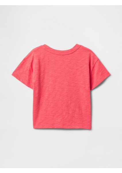Kız Bebek Kırmızı Gap Logo T-Shirt fiyatları