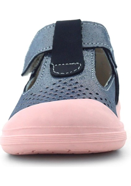 Shaun Hakiki Deri Lacivert Simli Cırtlı Anatomik Bebek Sandalet modelleri