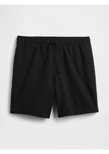 Erkek Siyah 6" Relaxed Seersucker Mayo fiyatları