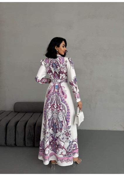 Atlas Kumaş Elbise (Kemer Dahildir) fırsatları