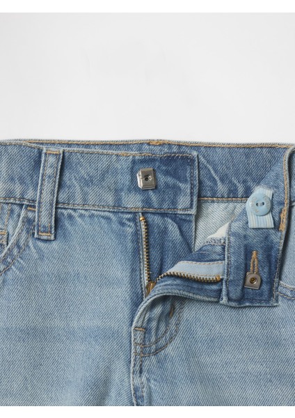 Kız Çocuk Mavi Low Rise Stride Denim Şort modelleri
