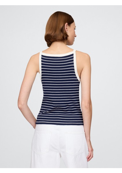 Kadın Lacivert Halter Yaka Modern Atlet indirimleri
