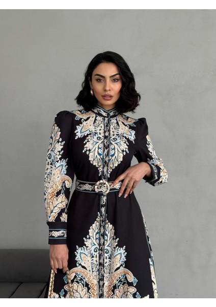 Atlas Kumaş Elbise (Kemer Dahildir) fiyatları