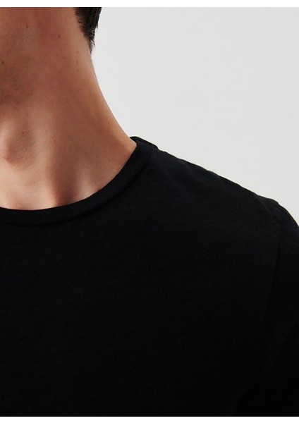 Siyah Erkek Standart T-Shirt MBYSA18BE25NOIR modelleri