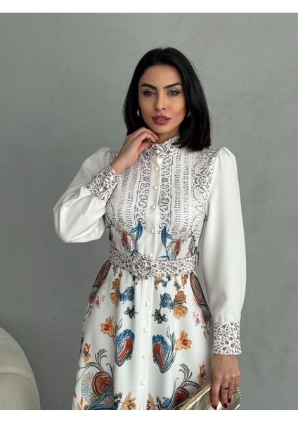 Atlas Kumaş Elbise (Kemer Dahildir) modelleri