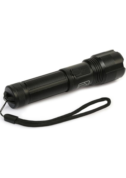 PS-1600 Süper Parlak LED Zoomlu 5 Mod Su Geçirmez Profesyonel Kamp Bekçi Avcı Feneri