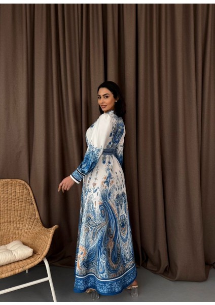 Atlas Kumaş Elbise (Kemer Dahildir) fırsatları