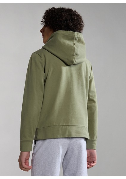 Yeşil Erkek Çocuk Kapüşonlu Uzun Kollu Sweatshirt NP0A4GXDGAE1 K B-Pınzon modelleri