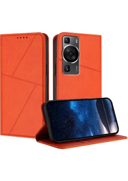 Kart Yuvaları ve Kickstand ile Huawei P60 Pro Darbeye Dayanıklı Kapak Için Kılıf (Yurt Dışından)