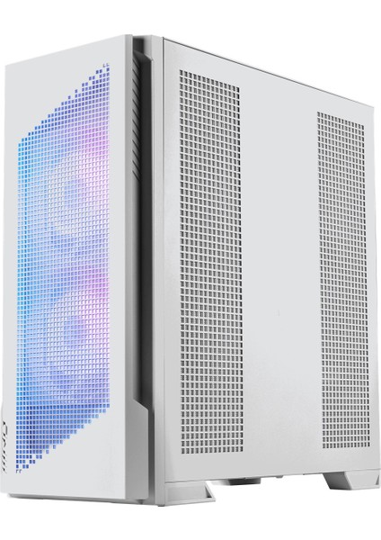 Msı Mpg Velox 300R Aırflow Pz Whıte Temperli Cam 2 x 120MM Argb 1xx 120 mm Fan E-Atx Gaming Bilgisayar Kasası