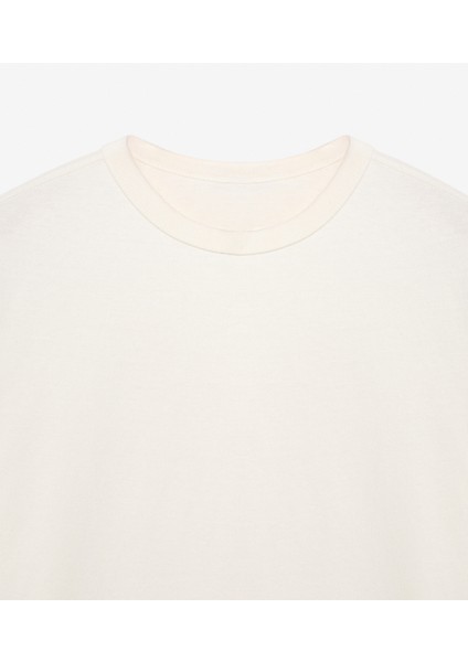 Catwalk Erkek %100 Pamuk Regular Fit Ekru T-Shirt fiyatları