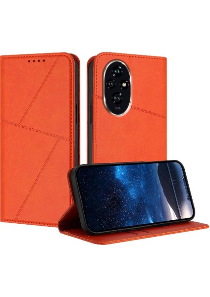 Honor 200 Anti-Parmak Izi Mat Doku Darbeye Dayanıklı Kapak Için Kılıf (Yurt Dışından)