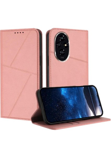 Honor 200 Anti-Parmak Izi Mat Doku Darbeye Dayanıklı Kapak Için Kılıf (Yurt Dışından)