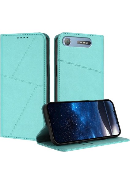 Kart Yuvaları ile Sony Xperia Xz1 Anti-Parmak Izi Mat Doku Için Kılıf (Yurt Dışından)