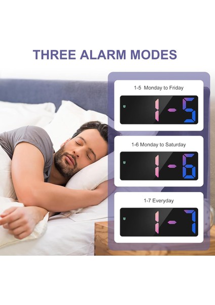 LED Dijital Masa Saati Termometre Alarm Takvimli Mod Ayarlı indirimleri
