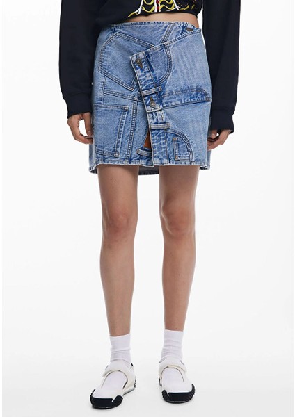 Mavi Kadın Normal Denim Etek 25SWFD07