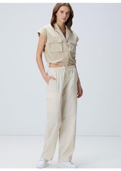 Bej Kadın Regular Fit Gömlek 1094578