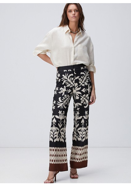 Siyah Kadın Regular Fit Pantolon 1094986