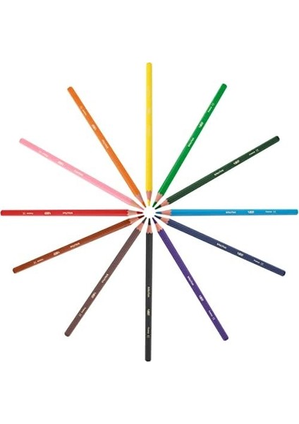 Kids 8877011-VE Kreativset 12 Kurşun, 12 Filzstiften ve 12 Wachsmalkreiden, Box Her Biri 36 Adet fiyatları