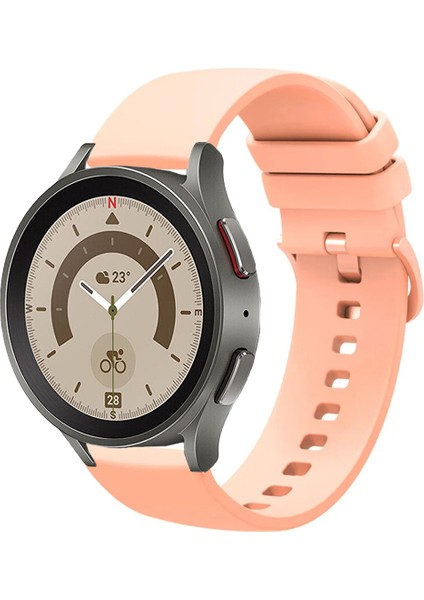 Samsung Galaxy Watch 4 5 5pro 6 7 FE 40mm ve 44mm ile Uyumlu Kordon Jel Silikon Tokalı Kayış