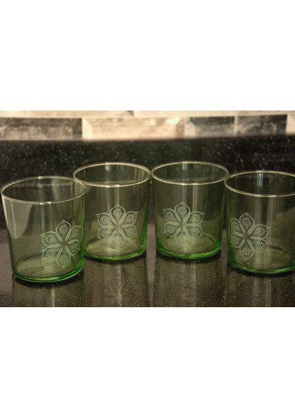 4'lü Paşabahçe Boho Desen Bardak 4 Lü Set Yeşil fiyatları