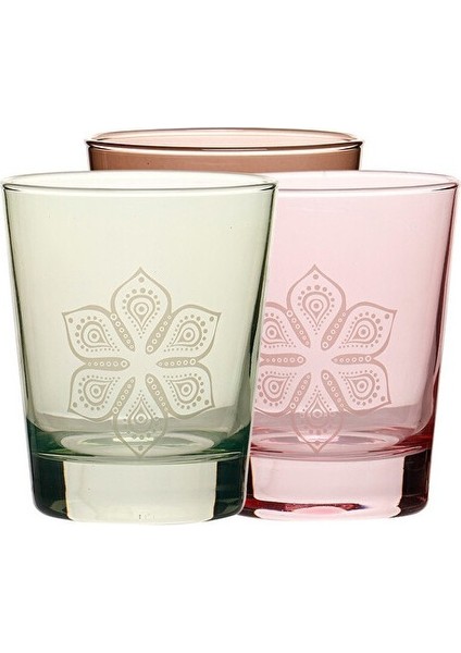 4'lü Paşabahçe Boho Desen Bardak 4 Lü Set Yeşil modelleri