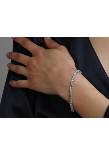 1,95 Ct Su Yolu Pırlanta Bileklik