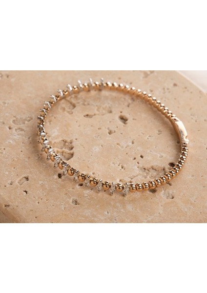 1,18 Ct Anka Markiz Pırlantalı Bileklik