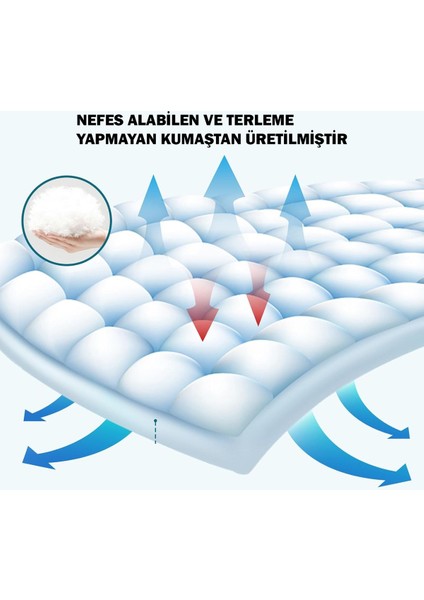 Yatak Pedi Yatakşiltesi Full Kenar Fitted 400 gr Iç Dolgusu Silikon Elyaf Uyku Pedi Yatak Koruyucu indirimleri