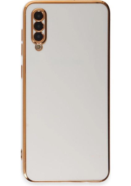 Samsung Galaxy A50 Kılıf Volet Silikon - Beyaz Glstd fiyatları
