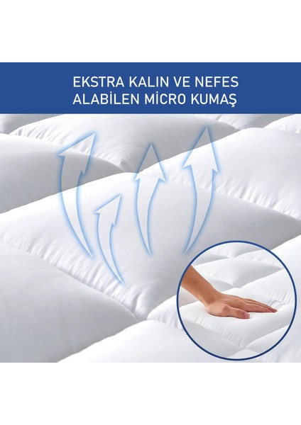Yatak Pedi Pofuduk 1000 gr Fitted Kapitoneli %100 Pamuklu Micro Kumaş Uyku Pedi Yatak Koruyucu modelleri