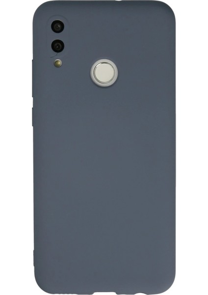 Huawei P Smart 2019 Kılıf Nano Içi Kadife Silikon - Gri Glstd
