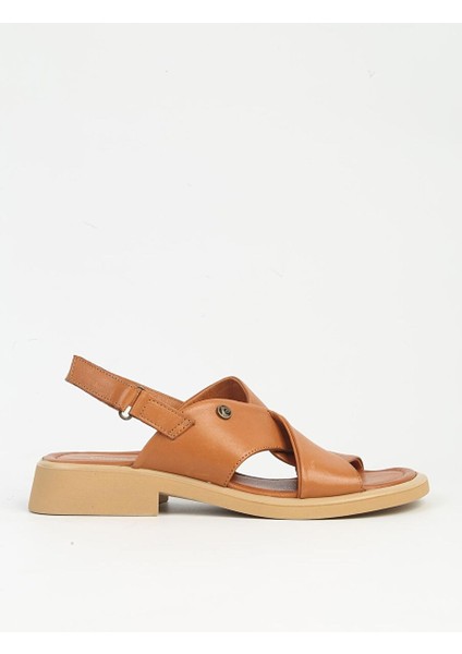 Taba Kadın Deri Sandalet PCK-5017