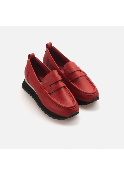Taba Kadın Deri Loafer 242RGK884 117