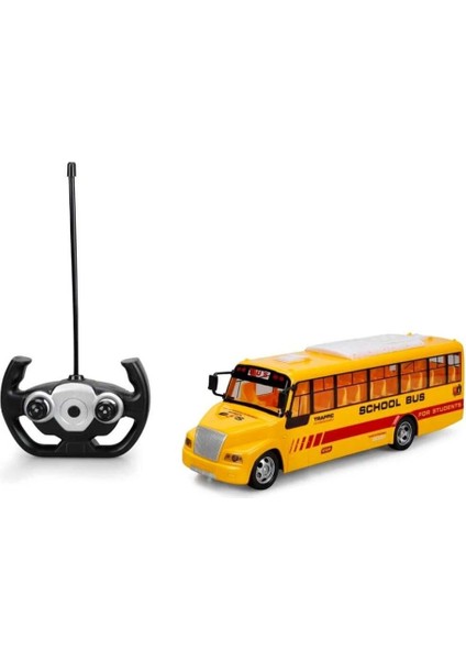 Nessiworld Uzaktan Kumandalı Işıklı Okul Otobüsü 32,5 cm