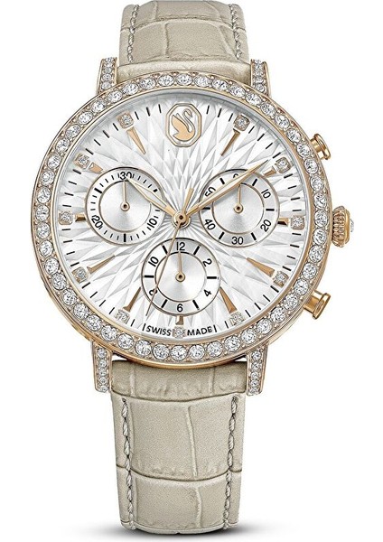 5702849 Swarovski Kol Saati Matrıx Chrono:ls Taupe/wht/pro