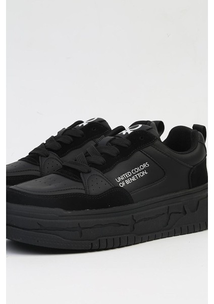 Benetton® Ithal Kadın Siyah Spor Ayakkabı BNI-10281 fırsatları