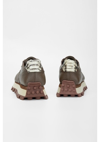 Siyah Kadın Deri Sneaker 1011 6215 Bn Ayk SK23/24