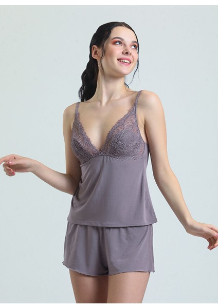Gümüş Kadın Babydoll 17378