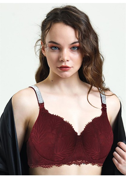 Bordo Balenli Sütyen 5985