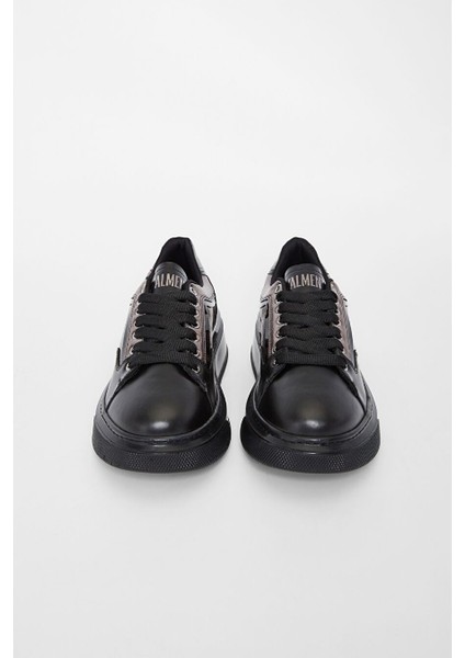 Kadın Siyah/antrasit Suni Deri Sneakers & Spor Ayakkabı fırsatları
