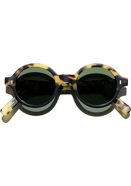 Reunıon Bold Black Havana Tartarugato Matt 23B Green G15 (Base 2) 46' 4173
