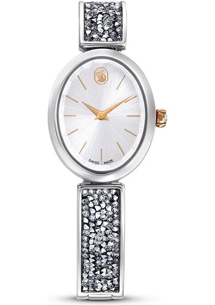 5656878 Swarovski K Crystal Rock Oval:mb Cry/white/sts