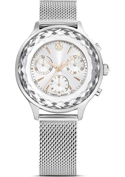 5677503 Swarovski Kol Saati Nova Chrono:mb Sts/wht/sts