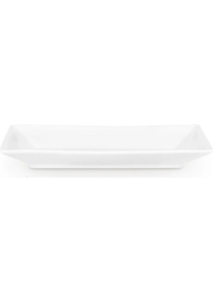 Carmen Trend Dikdörtgen Porselen Çukur Tabak 19x9 cm