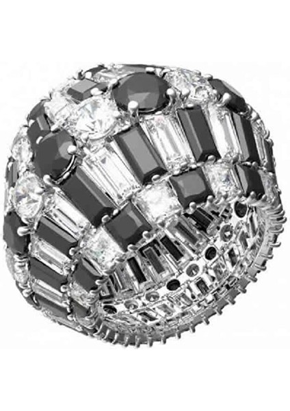 5620657 Swarovski Yüzük Hyperbola:rıng Black/rhs 52